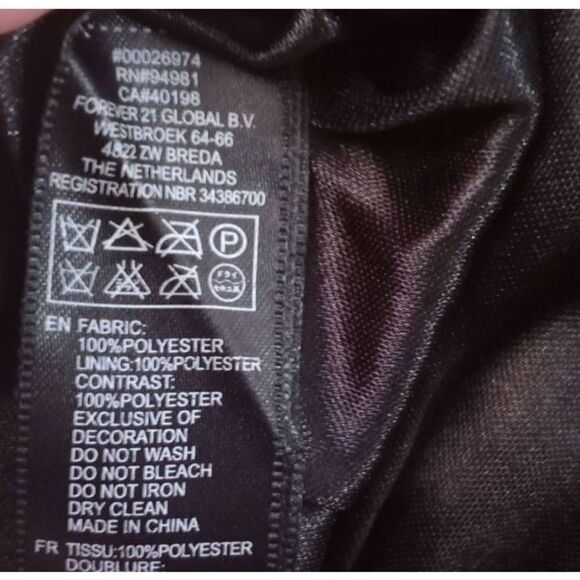 FOREVER 21 BLACK & CAMEL DRESS SZ.M EUC. - Picture 6 of 6